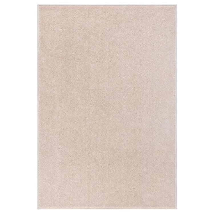 Vidaxl Teppich Kortpolig 160x230 cm dunkler Beige