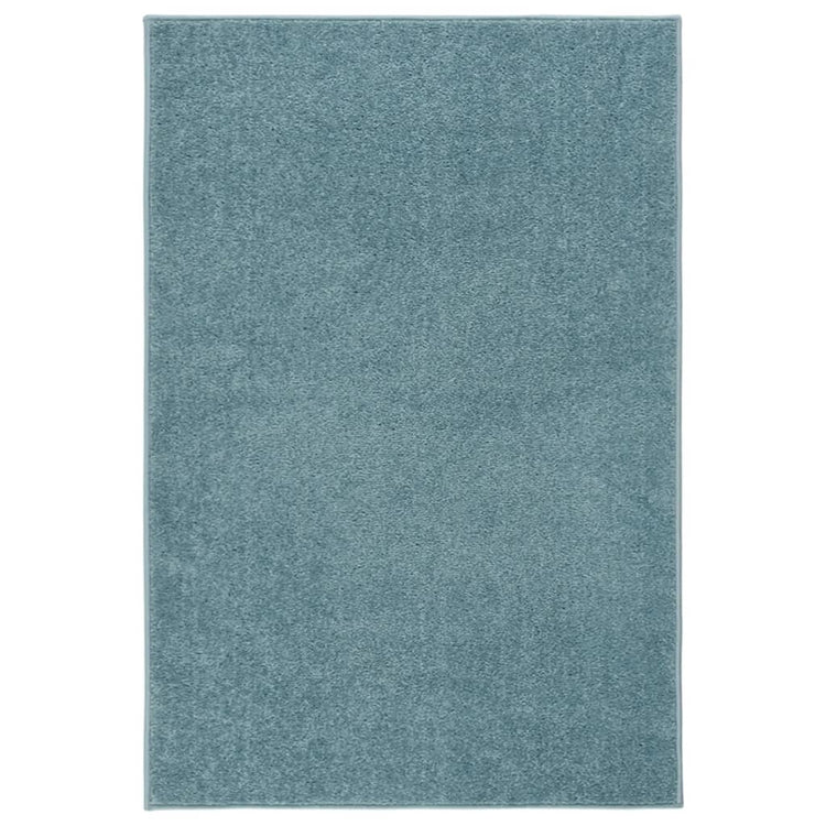Vidaxl Teppich Kortpolig 160x230 cm blau