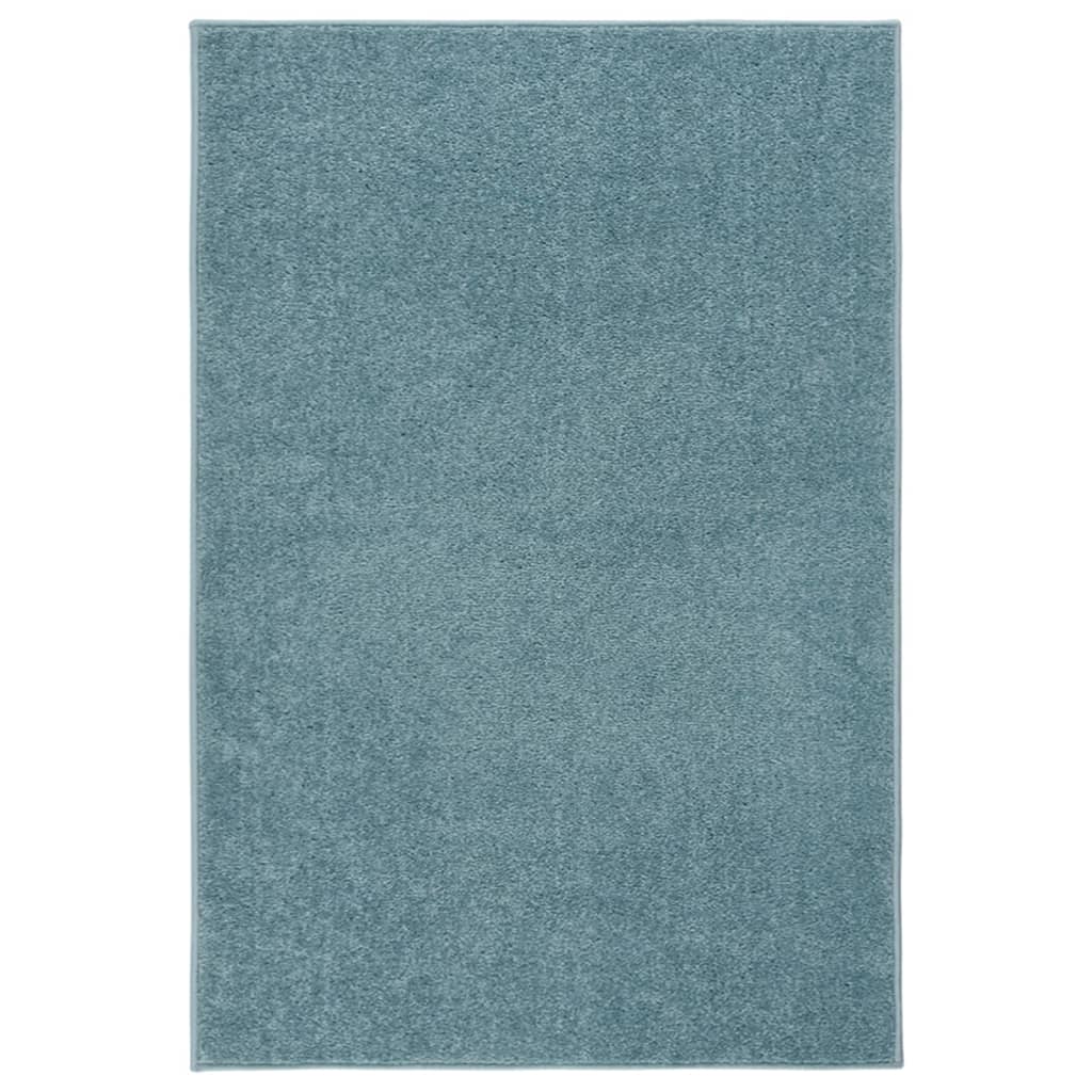 Vidaxl Teppich Kortpolig 200x290 cm blau