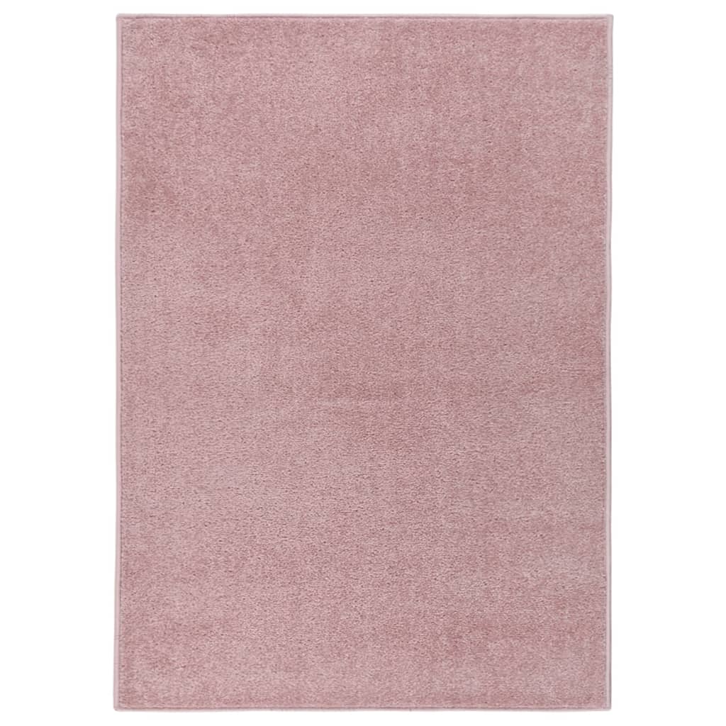 Vidaxl Teppich Kortpolig 120x170 cm Pink