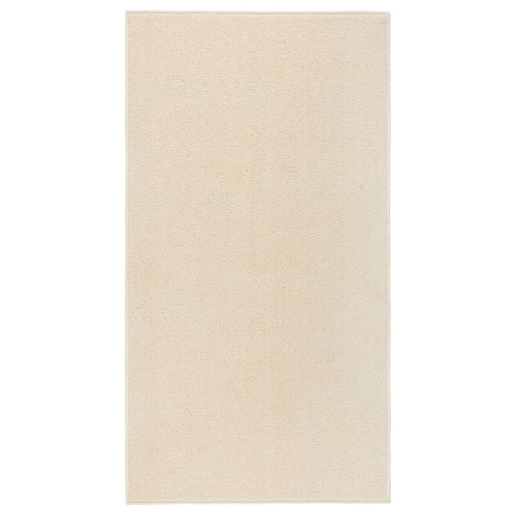 Vidaxl Teppich Kortpolig 80x150 cm Creme -Colored