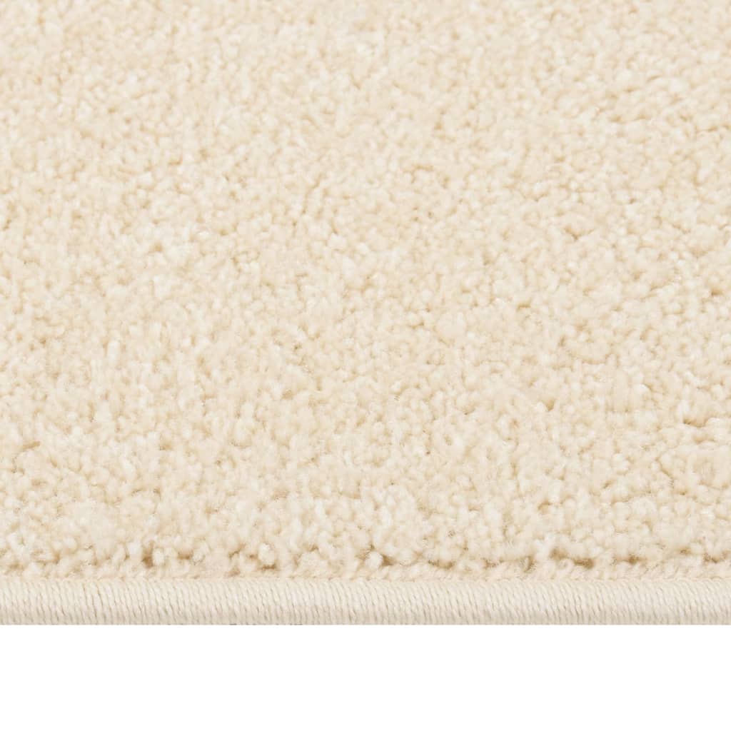 Vidaxl Teppich Kortpolig 120x170 cm creme -geläutet