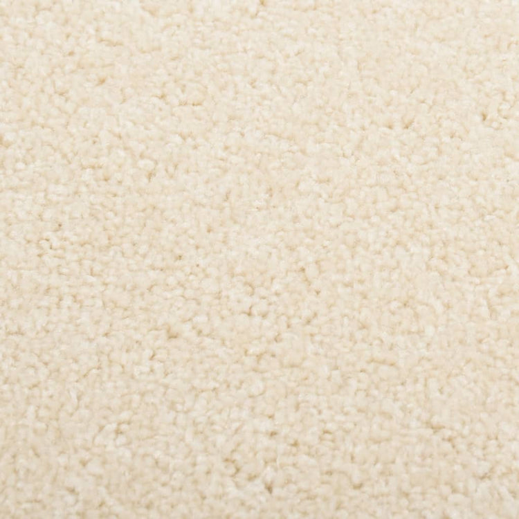 Vidaxl Teppich Kortpolig 120x170 cm creme -geläutet