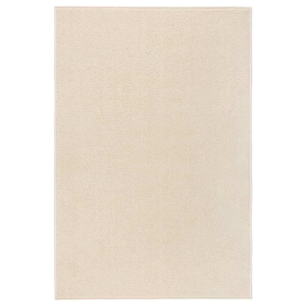 Vidaxl Teppich Kurzwolke 200x290 cm creme -colored