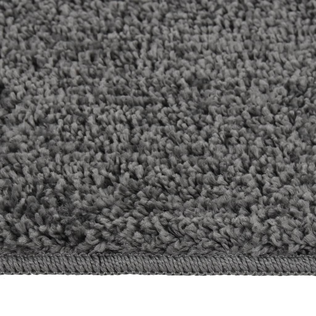 Vidaxl Teppich Shaggy Anti-Slip 120x170 cm dunkelgrau