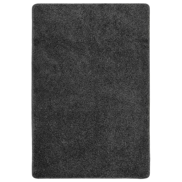 Vidaxl Teppich Shaggy Anti-Rutsch 140x200 cm dunkelgrau