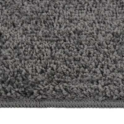 Vidaxl Teppich Shaggy Anti-Rutsch 140x200 cm dunkelgrau