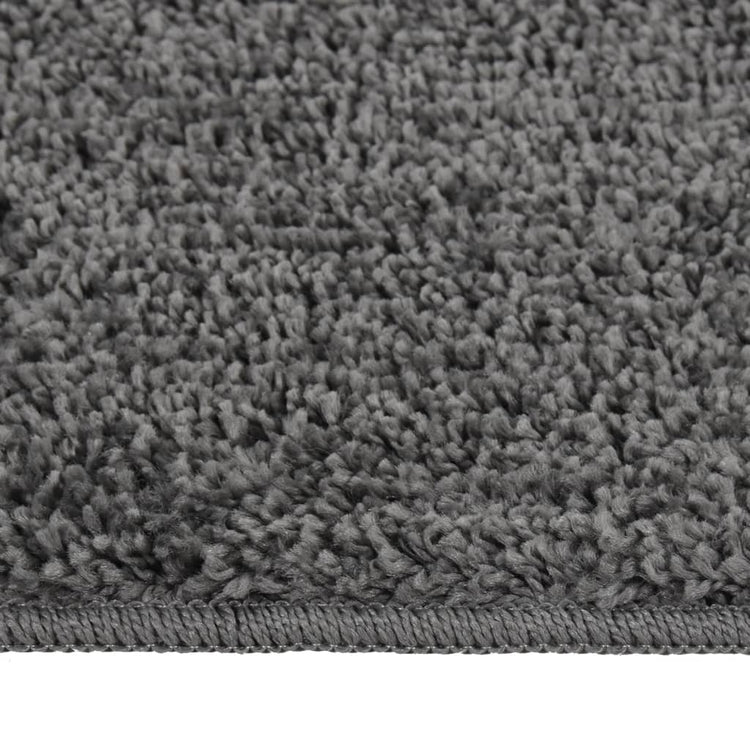 Vidaxl Teppich Shaggy Anti-Rutsch 140x200 cm dunkelgrau