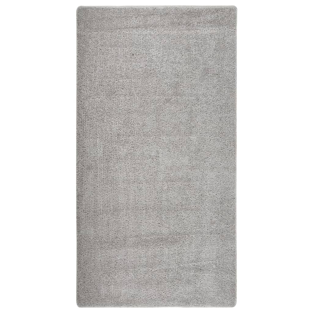 Vidaxl Teppich Shaggy Anti-Slip 80x150 cm hellgrau
