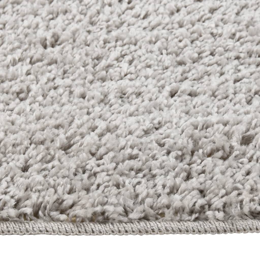 Vidaxl Teppich Shaggy Anti-Slip 80x150 cm hellgrau