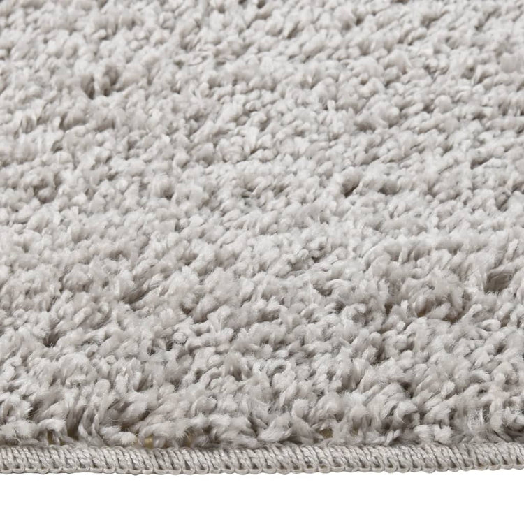 Vidaxl Teppich Shaggy Anti-Slip 80x150 cm hellgrau