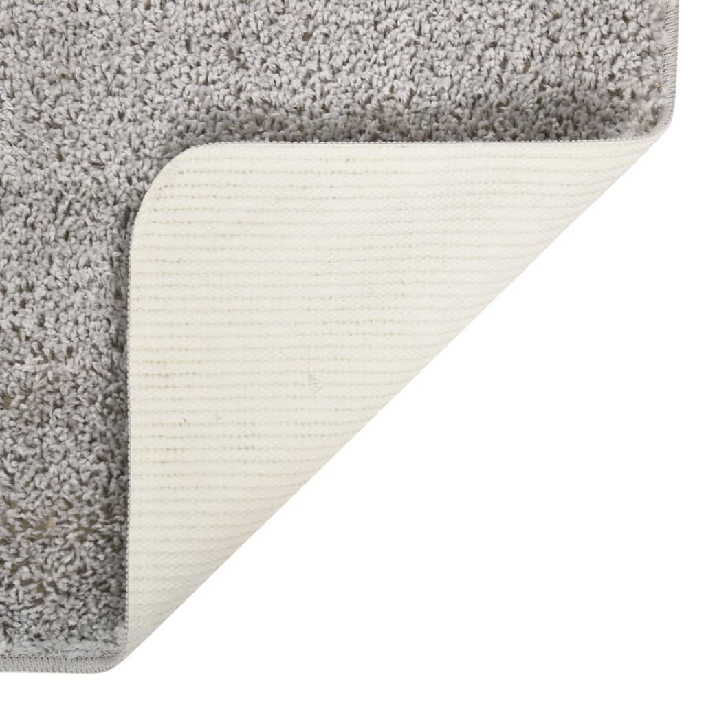 Vidaxl Teppich Shaggy Anti-Slip 80x150 cm hellgrau
