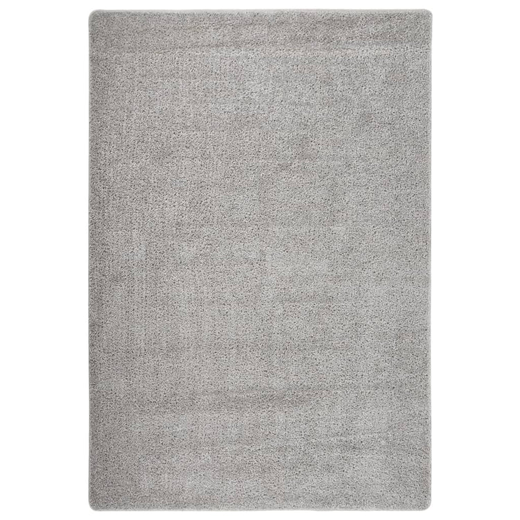 Vidaxl Teppich Shaggy Anti-Slip 120x170 cm hellgrau