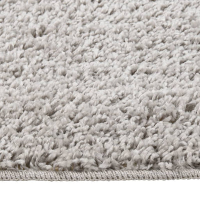 Vidaxl Teppich Shaggy Anti-Slip 160x230 cm hellgrau