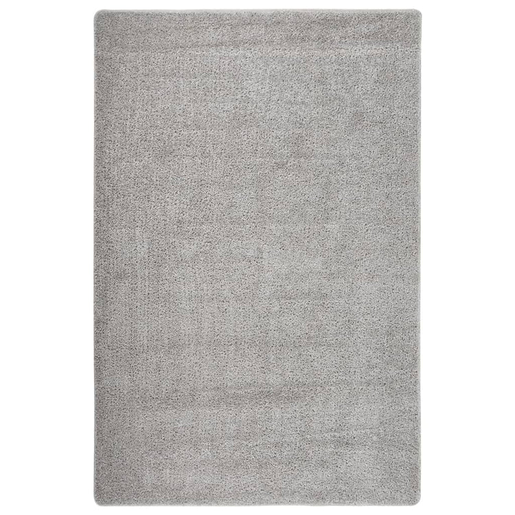 Vidaxl Teppich Shaggy Anti-Slip 200x290 cm hellgrau