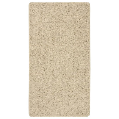 Vidaxl Teppich Shaggy Anti-Slip 80x150 cm cremefarben