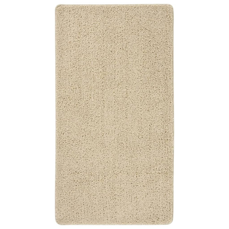 Vidaxl Teppich Shaggy Anti-Slip 80x150 cm cremefarben