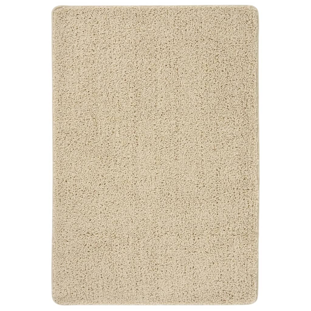 Vidaxl Teppich Shaggy Anti Slip 120x170 cm cremefarben