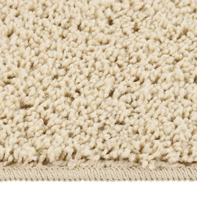 Vidaxl Teppich Shaggy Anti Slip 120x170 cm cremefarben