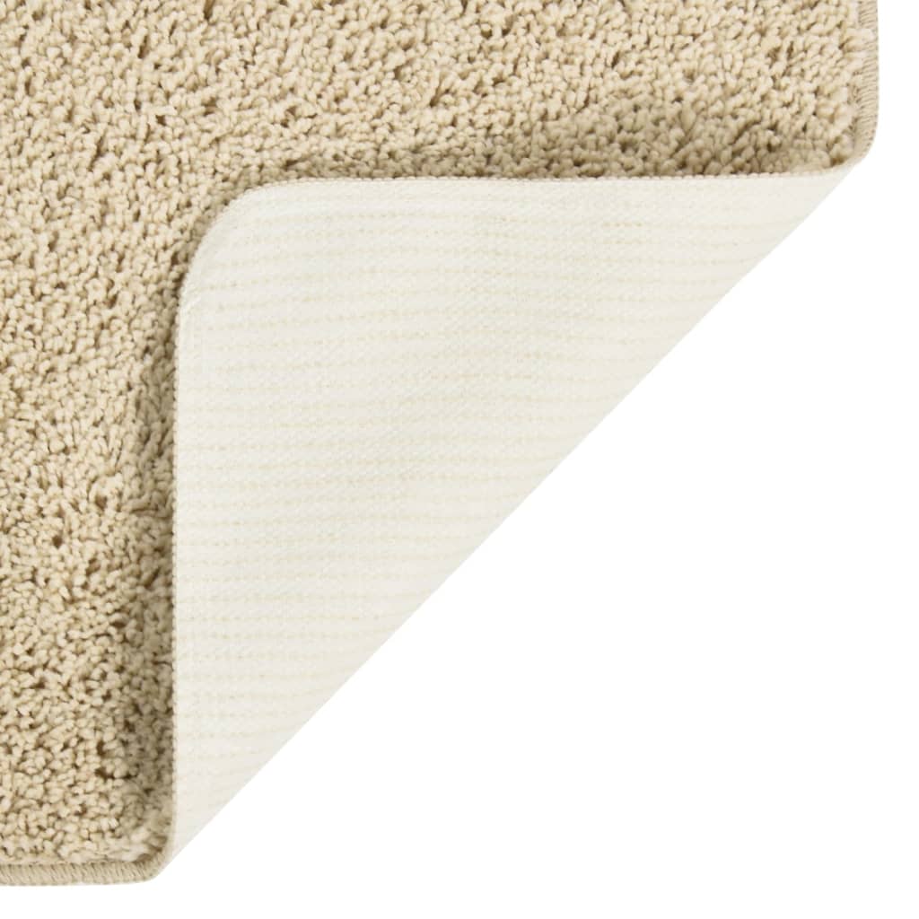 Vidaxl Teppich Shaggy Anti Slip 120x170 cm cremefarben