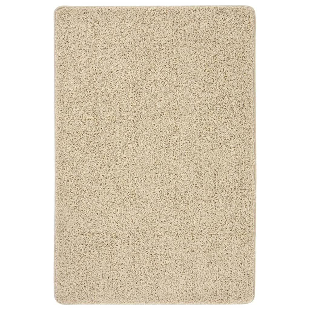 Vidaxl Teppich Shaggy Anti-Slip 140x200 cm cremefarben