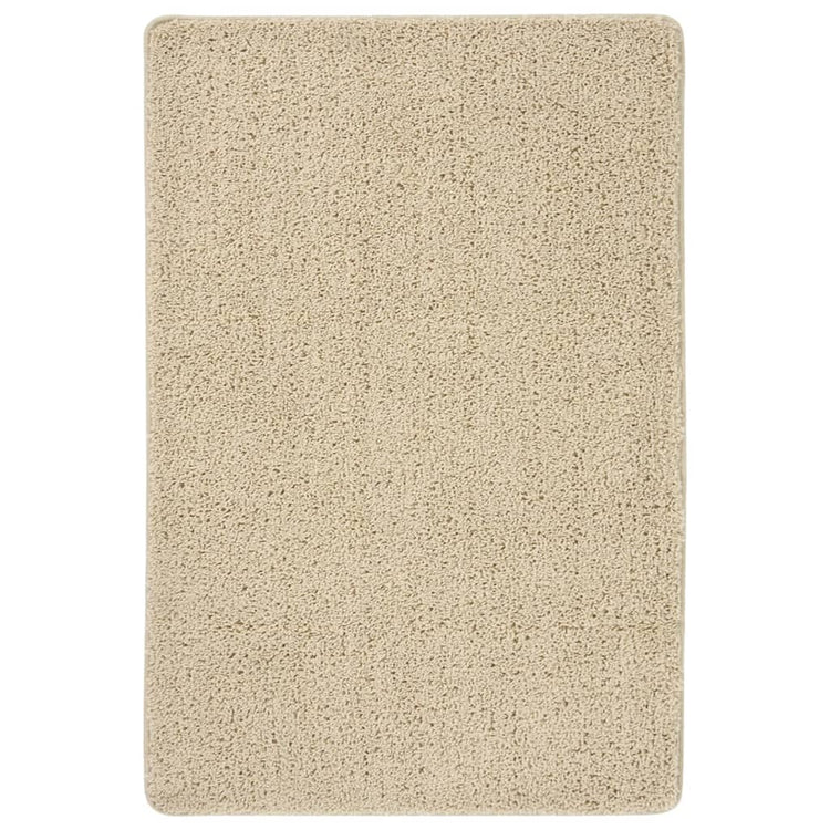 Vidaxl Teppich Shaggy Anti-Slip 140x200 cm cremefarben