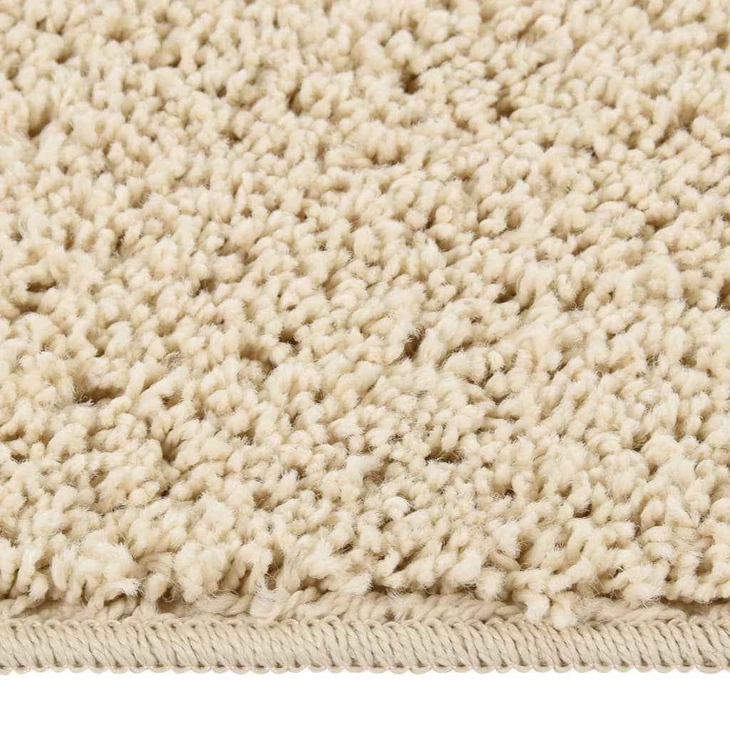Vidaxl Teppich Shaggy Anti-Slip 160x230 cm cremefarben