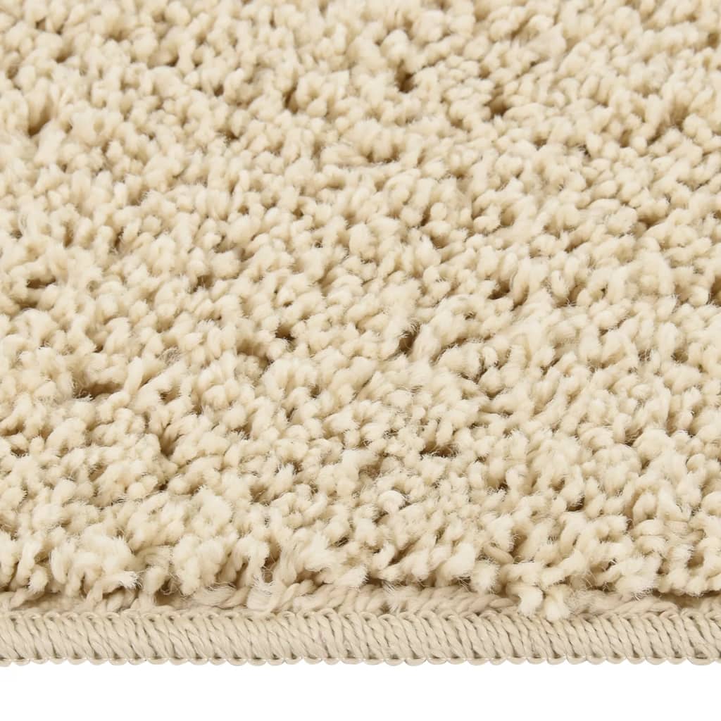 Vidaxl Teppich Shaggy Anti-Slip 200x290 cm cremefarben