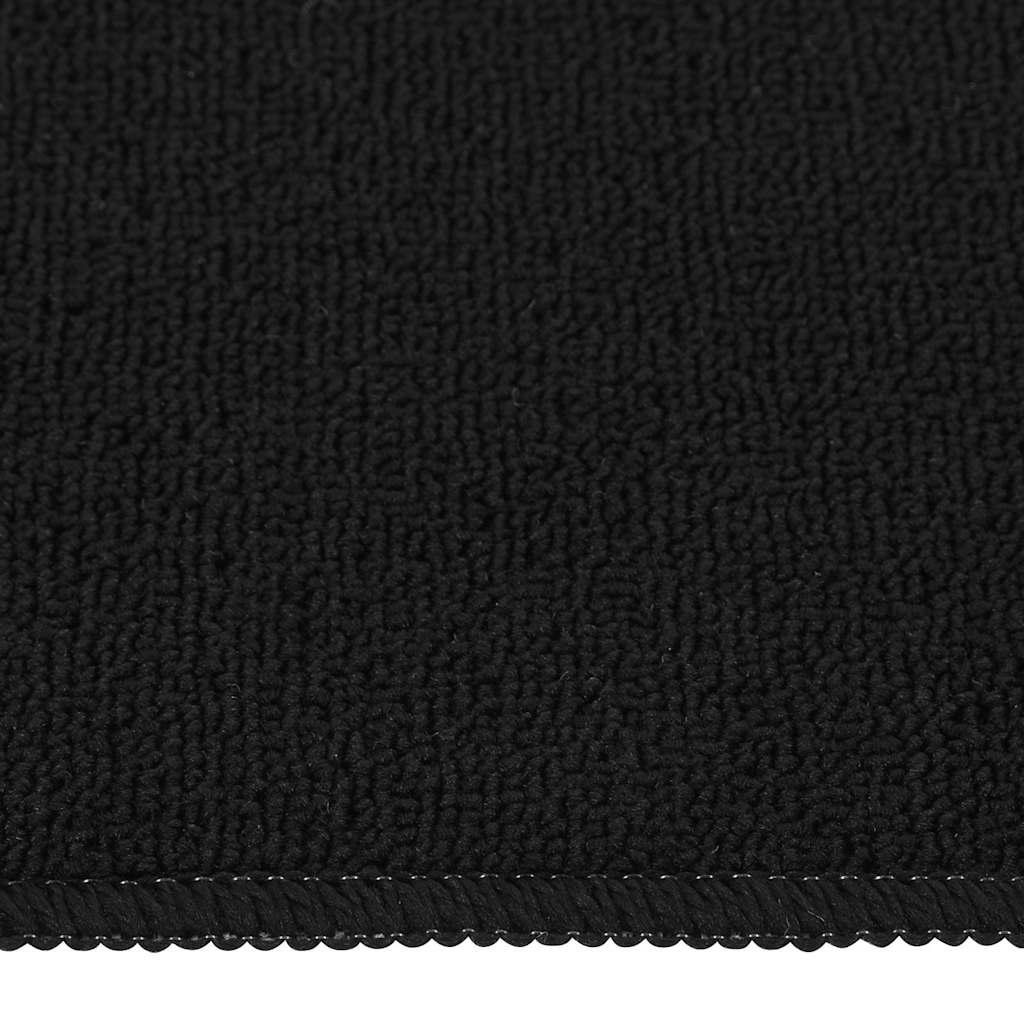 Vidaxl-Treppenmatten 15 St. Anti-Rutsch rechteckig 60x25 cm Schwarz