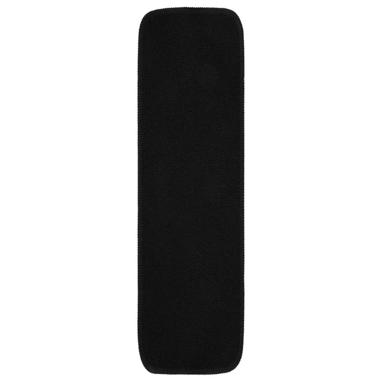 VIDAXL-Treppenmatten 15 St. Anti-Rutsch rechteckig 75 x 20 cm Schwarz