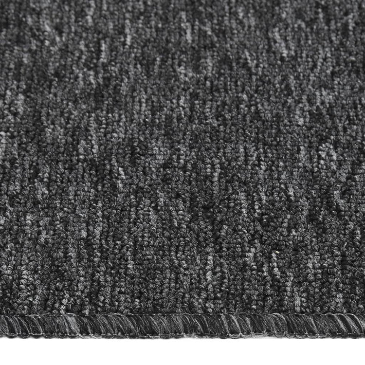 VIDAXL-Treppenmatten 15 St. Anti-Rutsch rechteckig 60x25 cm Anthrazitfarbe