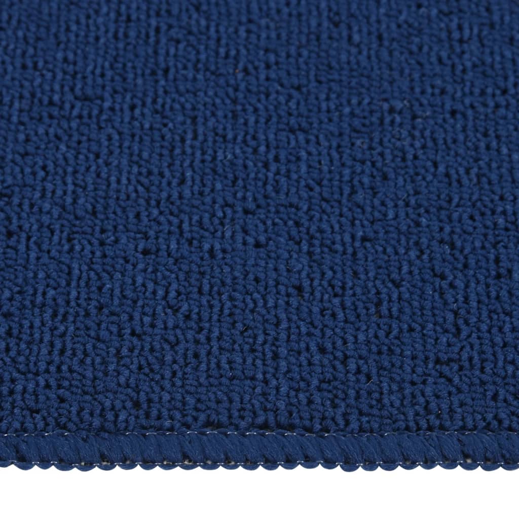 Vidaxl-Treppenmatten 15 St. Anti-Rutsch-Rechteck 75x20 cm Marineblau