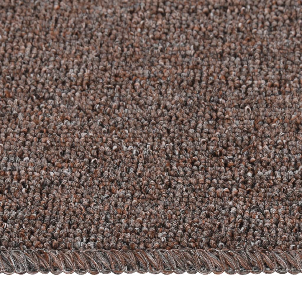 Vidaxl-Treppenmatten 15 St. Anti-Rutsch rechteckig 60x25 cm Braun