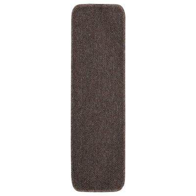 VIDAXL-Treppenmatten 15 St. Anti-Rutsch rechteckig 75 x 20 cm Braun