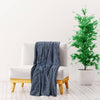 Vidaxl -Decke 130x170 cm Polyester Ultimate Grau