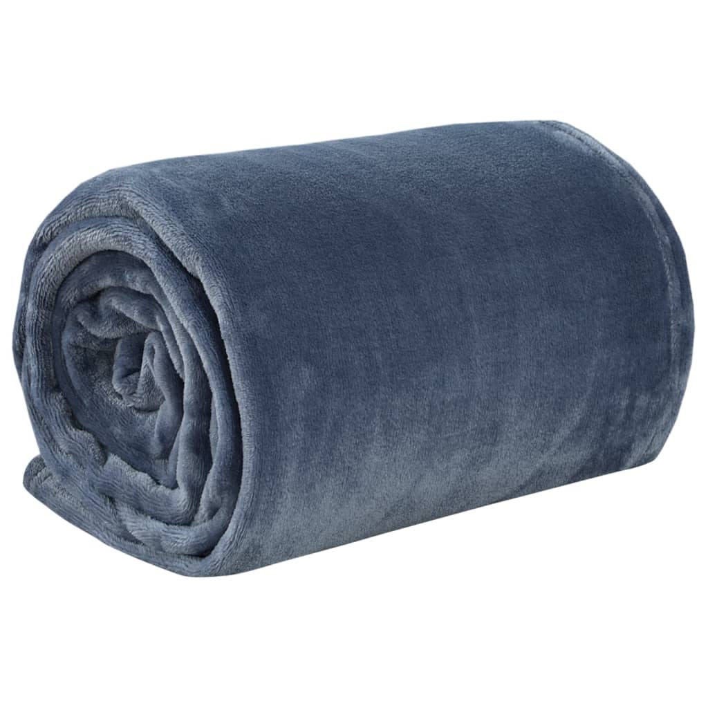 Vidaxl Decke 150x200 cm Polyester Ultimate Grau