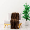 Vidaxl Deken 200x240 cm Polyester Kakaobraun