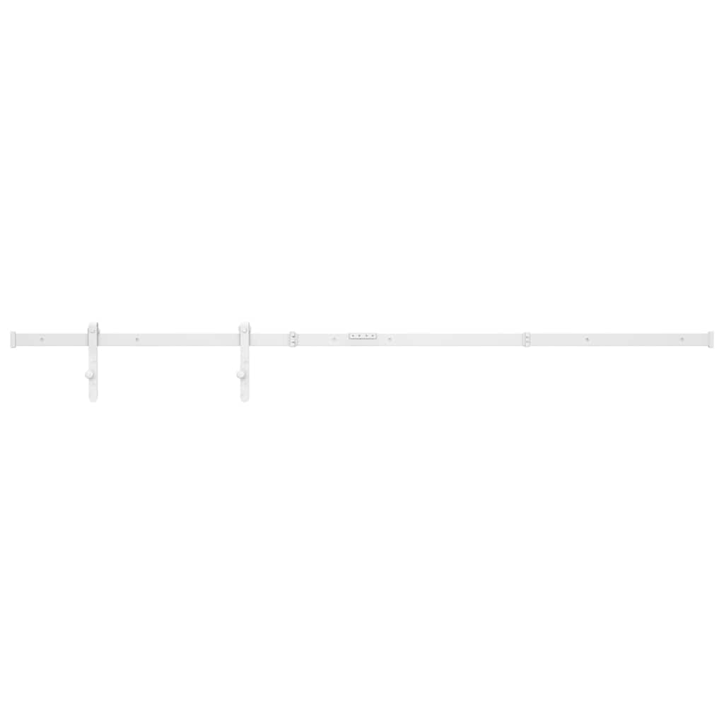 VIDAXL -Suspension für Mini -Skiver -Tür 183 cm Kohlenstoffstahl weiß