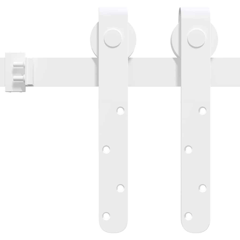 VIDAXL -Suspension für Mini -Skiver -Tür 183 cm Kohlenstoffstahl weiß