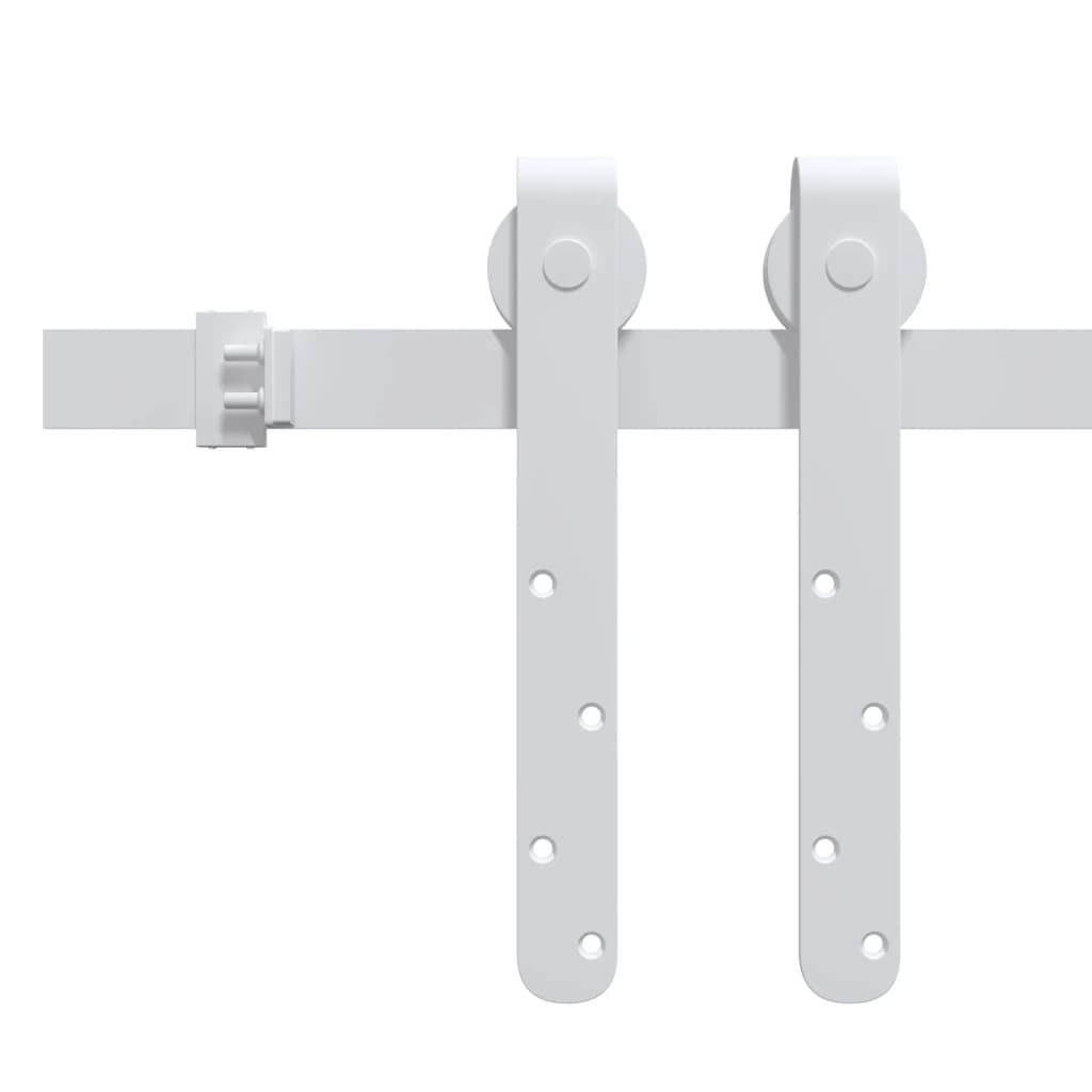 VIDAXL -Suspension für Mini -Skiver -Tür 200 cm Kohlenstoffstahl weiß