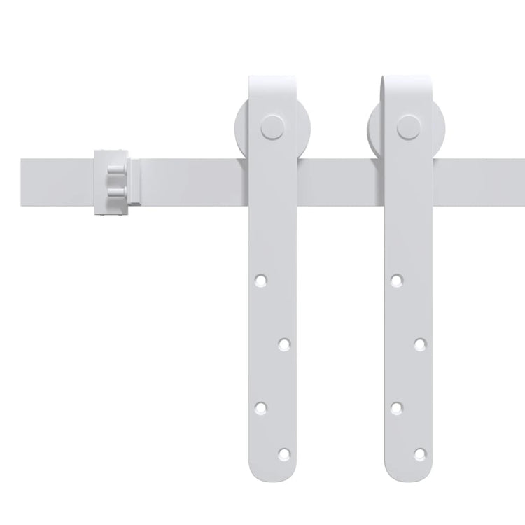 VIDAXL -Suspension für Mini -Skiver -Tür 200 cm Kohlenstoffstahl weiß