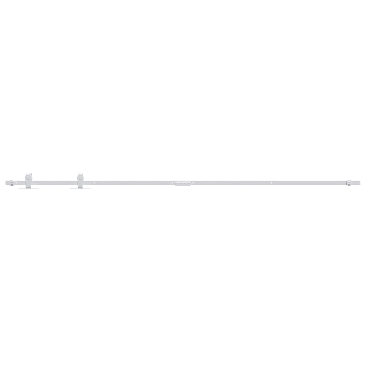 VIDAXL -Suspension für Mini -Skiver -Tür 183 cm Kohlenstoffstahl weiß