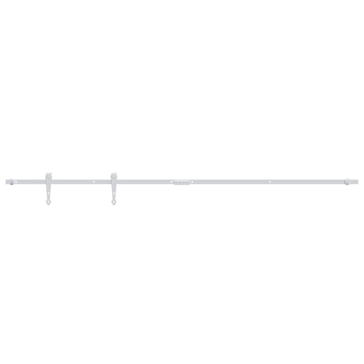 VIDAXL -Suspension für Mini -Skiver -Tür 183 cm Kohlenstoffstahl weiß
