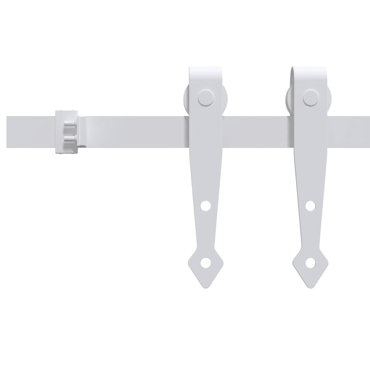 VIDAXL -Suspension für Mini -Skiver -Tür 183 cm Kohlenstoffstahl weiß