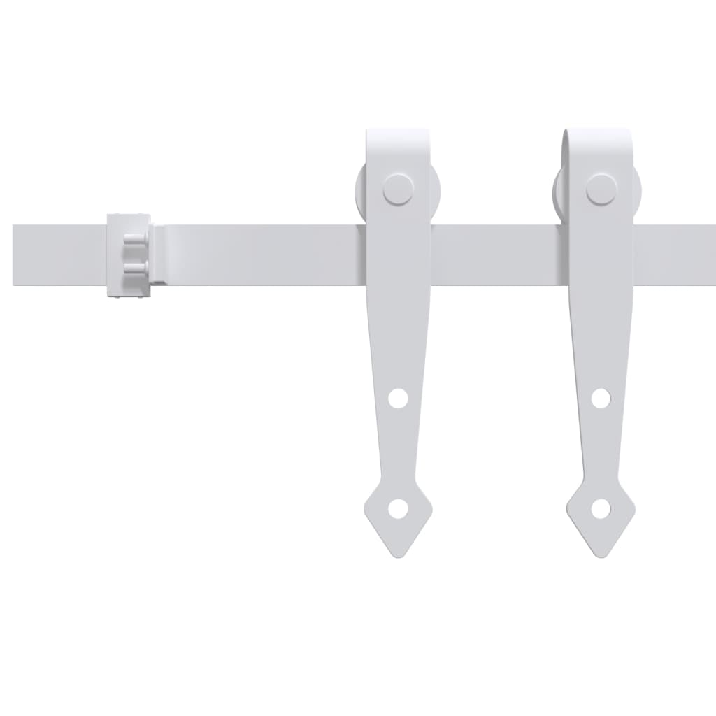 VIDAXL -Suspension für Mini -Skiver -Tür 200 cm Kohlenstoffstahl weiß