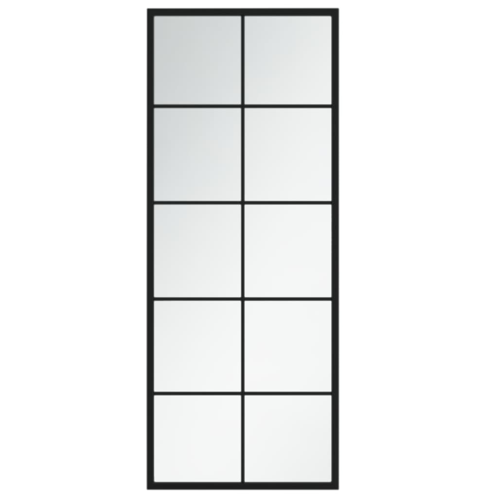 Vidaxl Wandspiegel 100x40 cm Metallschwarz