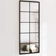 Vidaxl Wandspiegel 100x40 cm Metallschwarz