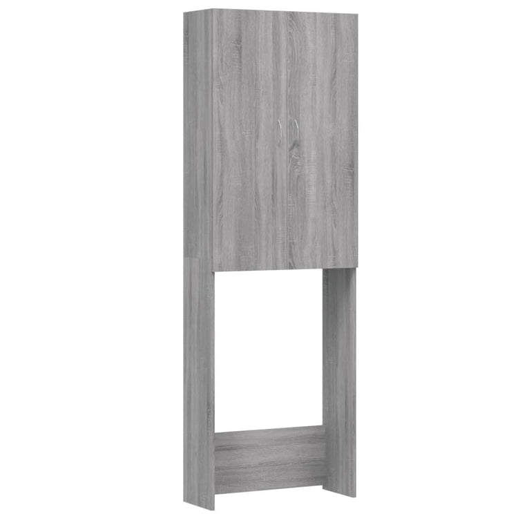 Vidaxl Waschmaschinenschrank 64x25.5x190 cm graue Sonoma -Eichefarbe