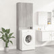 Vidaxl Waschmaschinenschrank 64x25.5x190 cm graue Sonoma -Eichefarbe
