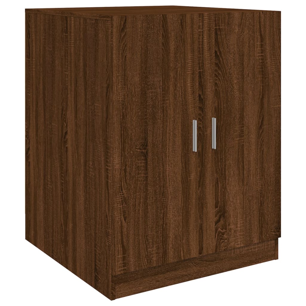 Vidaxl Waschmaschinenschrank 71x71.5x91.5 cm Braune Eiche Farbe